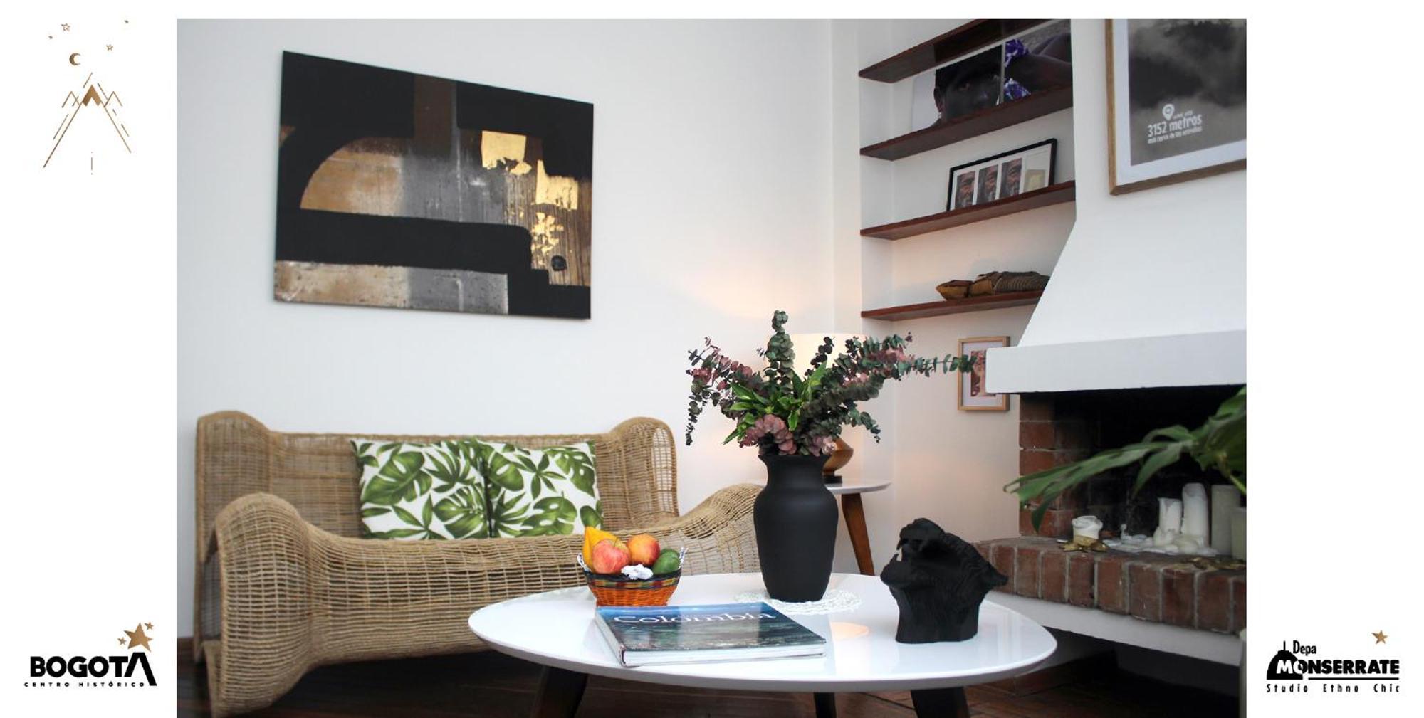 Depa Monserrate - Charming Historic Nest With Breathtaking Mountain Views - Apartaestudio Bogotá Zewnętrze zdjęcie