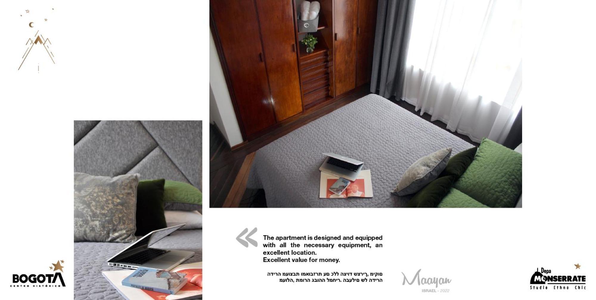 Depa Monserrate - Charming Historic Nest With Breathtaking Mountain Views - Apartaestudio Bogotá Zewnętrze zdjęcie